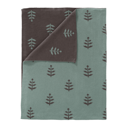 Fresk Wiegdeken Gebreid Leaves 80x100cm koop je bij Babywinkel