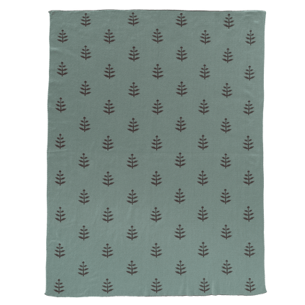 Fresk Wiegdeken Gebreid Leaves 80x100cm koop je bij Babywinkel