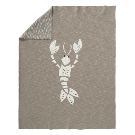 Fresk Wiegdeken Gebreid Lobster Grey 80x100cm koop je bij Babywinkel