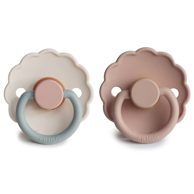 Frigg Speen Maat 1 Daisy Blooming Blush/Cotton C. Silicone 2 - Pack koop je bij Babywinkel