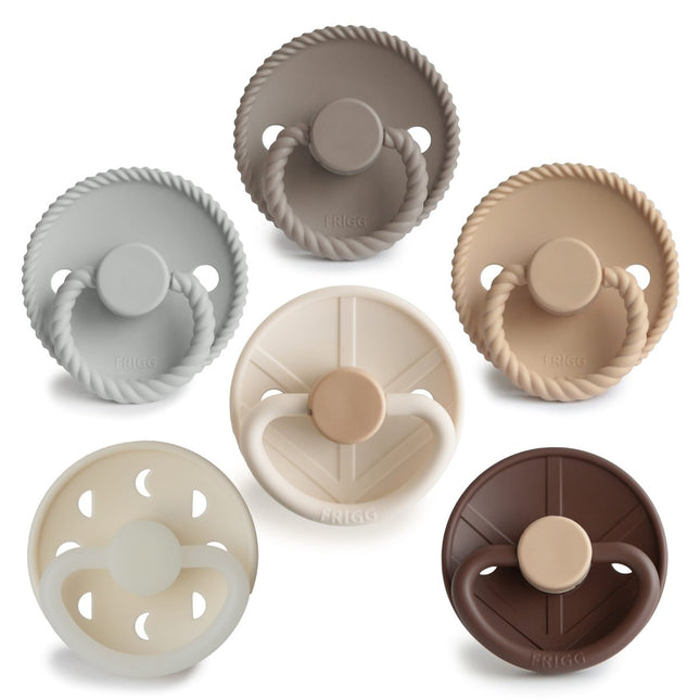 Frigg Speen Maat 1 Earthy Wonder Silicone 6St koop je bij Babywinkel