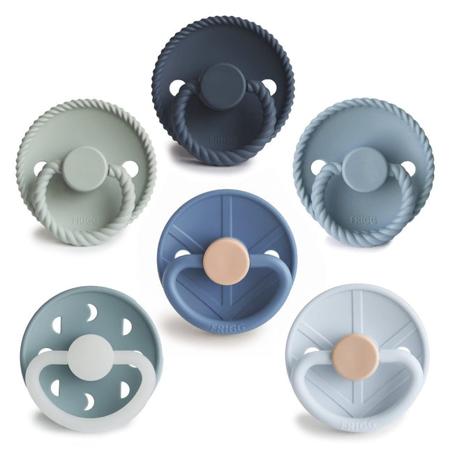 Frigg Speen Maat 1 Endless Sea Silicone 6St koop je bij Babywinkel