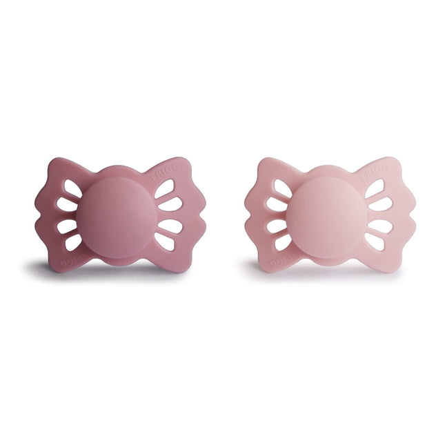 Frigg Speen Maat 1 Lucky Cedar/Baby Pink Silicone 2 - Pack koop je bij Babywinkel