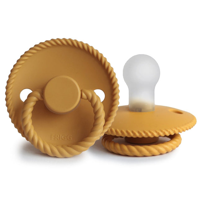 Frigg Speen Maat 1 Rope Honey Gold Silicone koop je bij Babywinkel