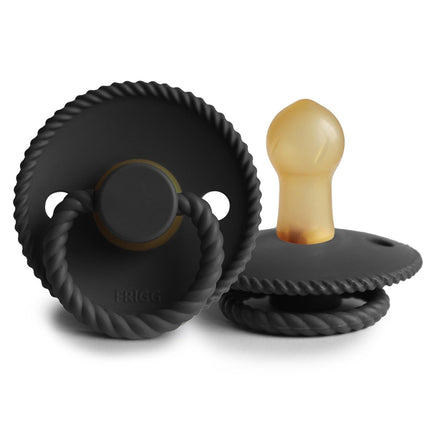 Frigg Speen Maat 1 Rope Jet Black Latex koop je bij Babywinkel