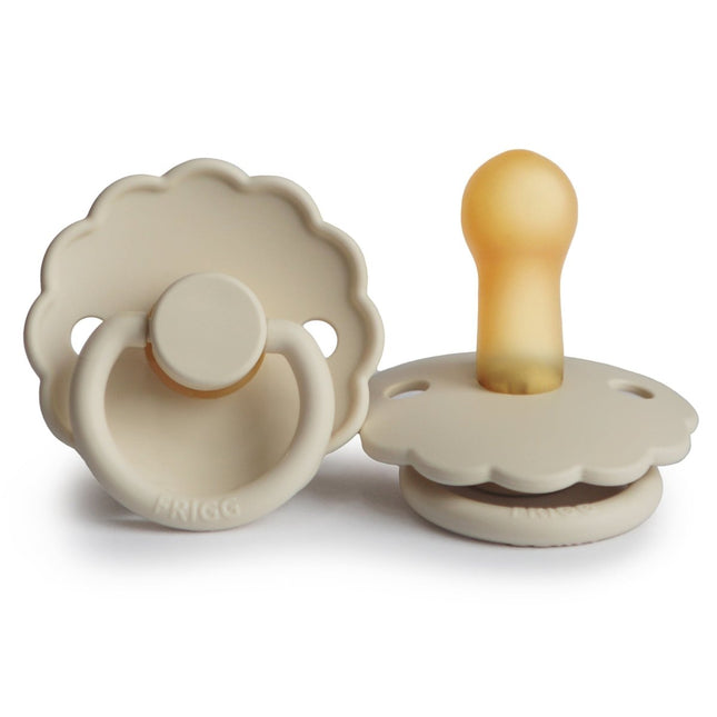 Frigg Speen Maat 2 Daisy Cream Latex koop je bij Babywinkel