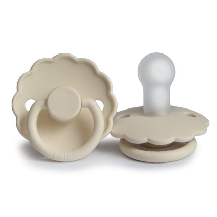 Frigg Speen Maat 2 Daisy Cream Silicone koop je bij Babywinkel