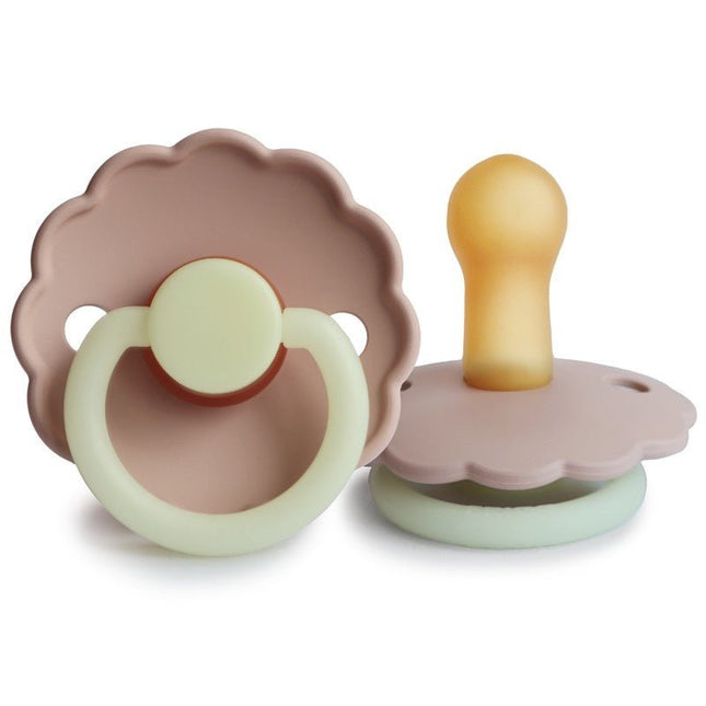 Frigg Speen Maat 2 Daisy Night Blush Latex koop je bij Babywinkel
