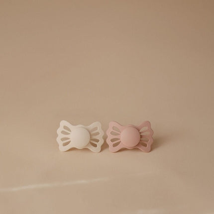 Frigg Speen Maat 2 Lucky Blush/Cedar Silicone 2 - Pack koop je bij Babywinkel