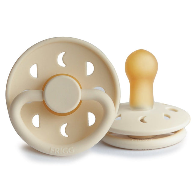 Frigg Speen Maat 2 Moon Cream Latex koop je bij Babywinkel