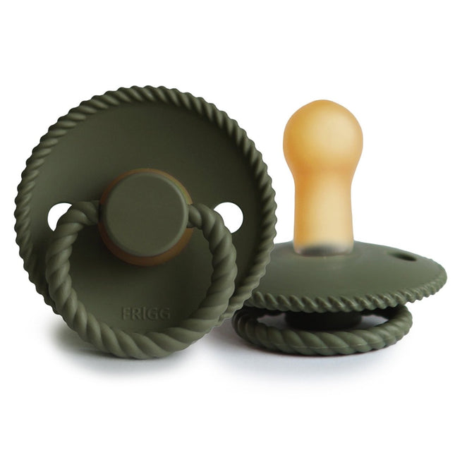 Frigg Speen Maat 2 Rope Olive Latex koop je bij Babywinkel