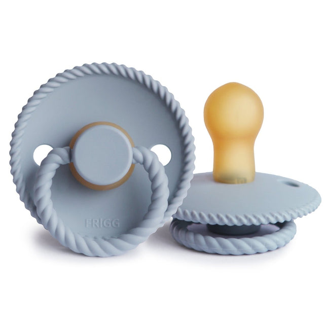 Frigg Speen Maat 2 Rope Powder Blue Latex koop je bij Babywinkel