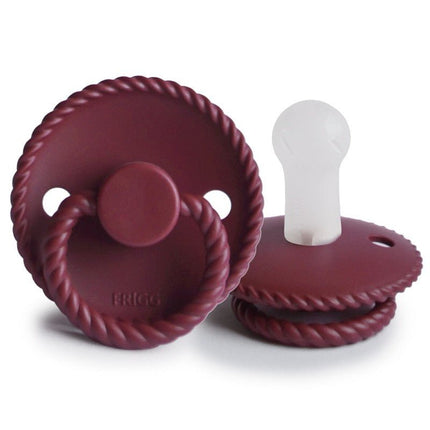 Frigg Speen Maat 2 Rope Sage Silicone Rood koop je bij Babywinkel