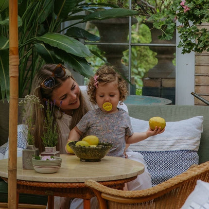Frigg Speen Maat 2 Rope Sunflower Silicone koop je bij Babywinkel