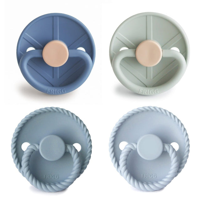 Frigg Speen Maat 2 Skyline Serenity Silicone 4St koop je bij Babywinkel
