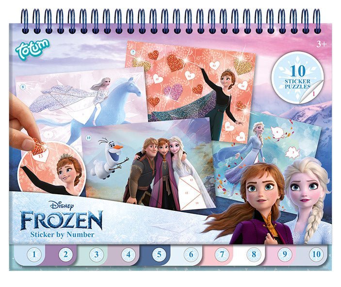 Frozen Knutsel Boek Nummer Stickeren koop je bij Babywinkel