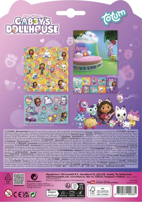 Gabby'S Dollhouse Stickers 3st koop je bij Babywinkel