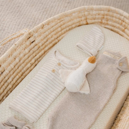 Little Dutch Boxpakje Gebreid Soft Beige Melee koop je bij Babywinkel