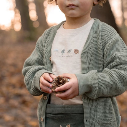 Little Dutch Baby Vestje Gebreid Forest Green koop je bij Babywinkel