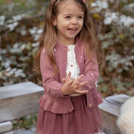 Little Dutch Baby Vestje Gebreid Rouge koop je bij Babywinkel