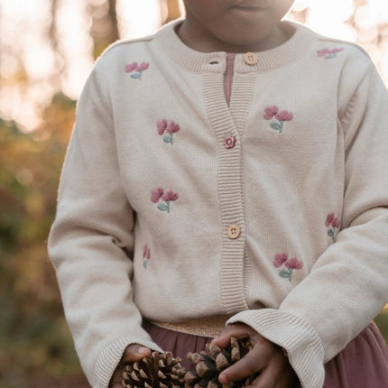 Little Dutch Baby Vestje Ruffles Gebreid Sand koop je bij Babywinkel