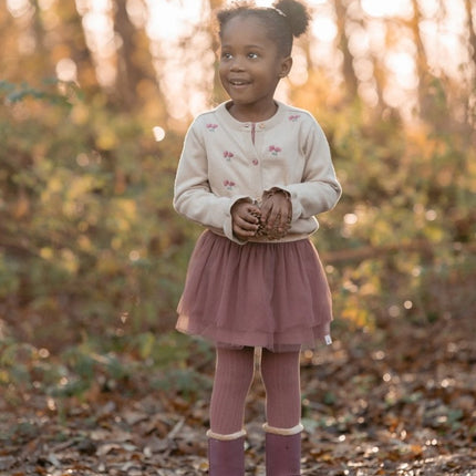 Little Dutch Baby Vestje Ruffles Gebreid Sand koop je bij Babywinkel