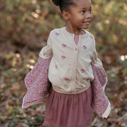 Little Dutch Baby Vestje Ruffles Gebreid Sand koop je bij Babywinkel