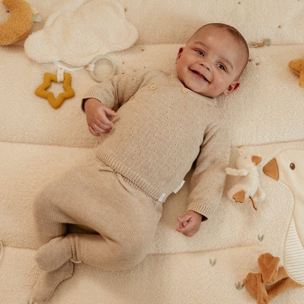 Little Dutch Baby Broekje Gebreid Soft Beige Melee koop je bij Babywinkel