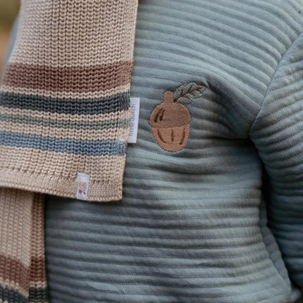 Little Dutch Babysjaal Gebreid Taupe koop je bij Babywinkel