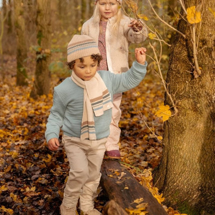 Little Dutch Babysjaal Gebreid Taupe koop je bij Babywinkel
