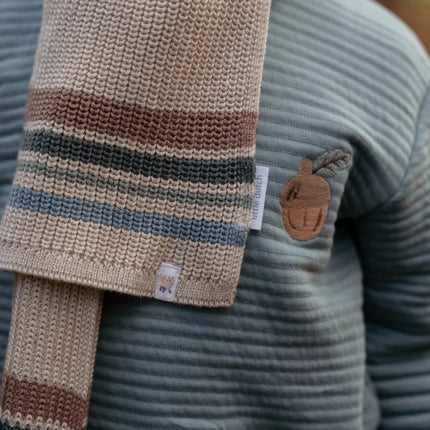 Little Dutch Babysjaal Gebreid Taupe koop je bij Babywinkel