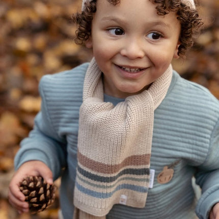 Little Dutch Babysjaal Gebreid Taupe koop je bij Babywinkel