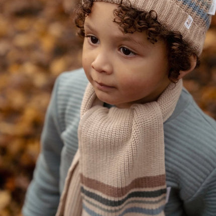 Little Dutch Babysjaal Gebreid Taupe koop je bij Babywinkel