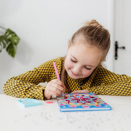 Gekleurde Knutselset Diamond Painting Notitieboek koop je bij Babywinkel