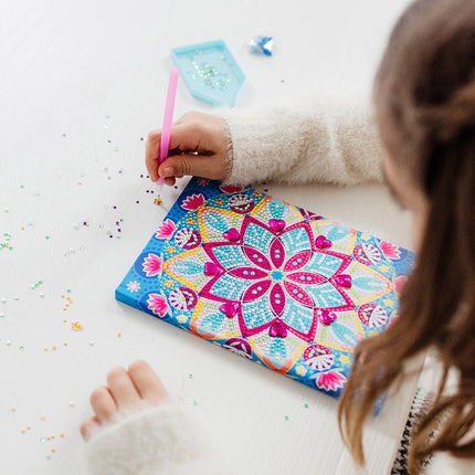 Gekleurde Knutselset Diamond Painting Notitieboek koop je bij Babywinkel