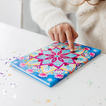 Gekleurde Knutselset Diamond Painting Notitieboek koop je bij Babywinkel
