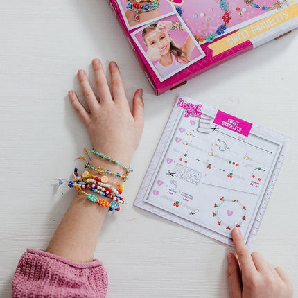 Gekleurde Knutselset Fruit/ Bloemen Armbanden Maken koop je bij Babywinkel