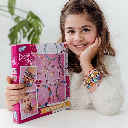 Gekleurde Knutselset Fruit/ Bloemen Armbanden Maken koop je bij Babywinkel