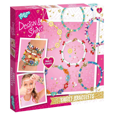 Gekleurde Knutselset Fruit/ Bloemen Armbanden Maken koop je bij Babywinkel