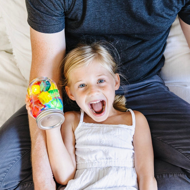 Glopals Badspeelgoed Light Cubes Sammy 4St koop je bij Babywinkel