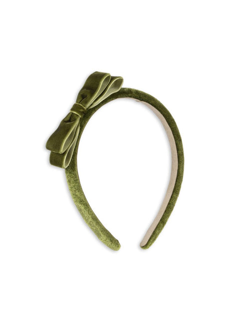 Haarband Velvet Green koop je bij Babywinkel