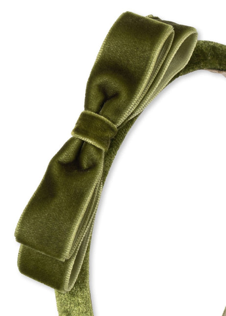 Haarband Velvet Green koop je bij Babywinkel