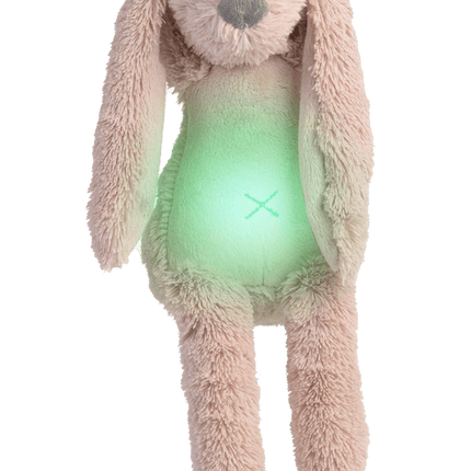 Happy Horse Knuffel Old Pink Rabbit Richie met Nachtlampje en Geluid 34cm koop je bij Babywinkel