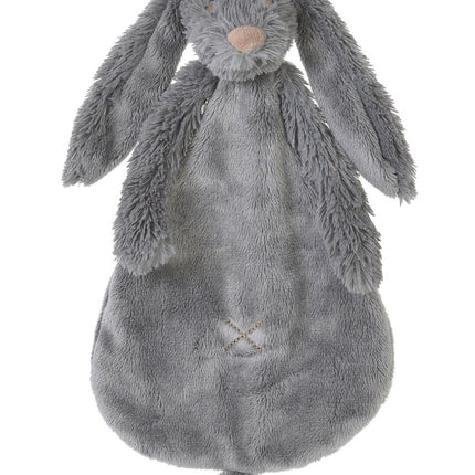 Happy Horse Knuffeldoekje Konijn Richie Deep Grey 25cm koop je bij Babywinkel
