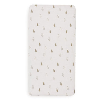 Jollein Hoeslaken Peuter Happy Miffy Olive Green 40/50X80/90Cm koop je bij Babywinkel