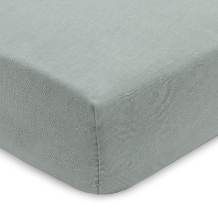 Jollein Hoeslaken Wieg 40/50X80/90Cm - Sea Green/Biscuit - 2 Stuks koop je bij Babywinkel