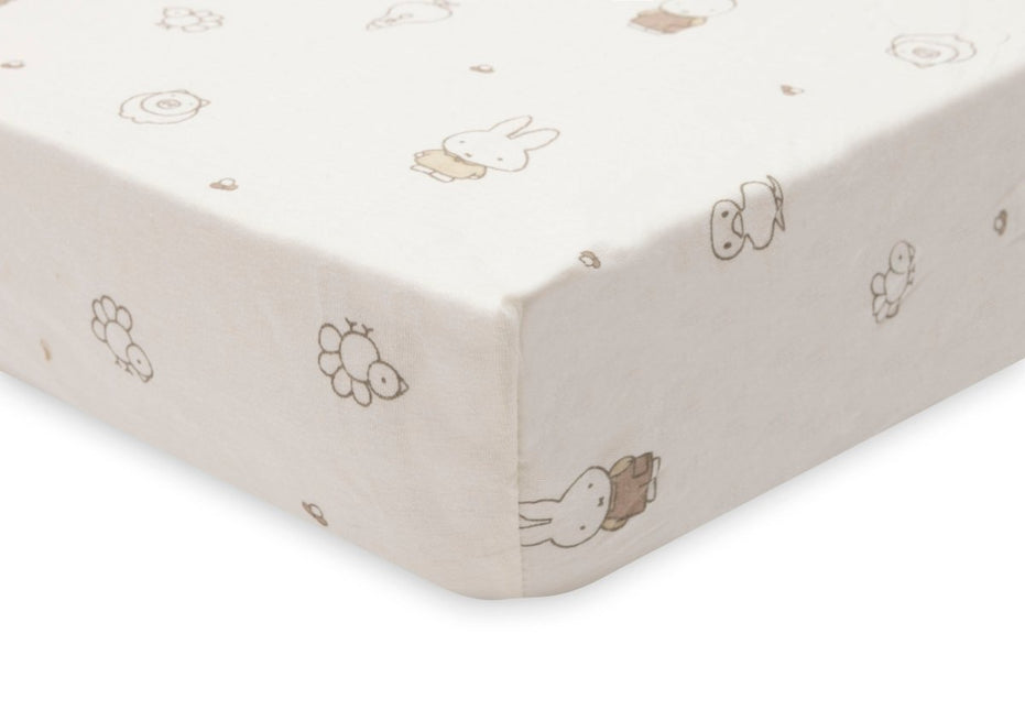 Hoeslaken - Jersey - Nijntje Family Farm 60x120 cm koop je bij Babywinkel