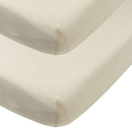 Meyco Hoeslaken Peuter Soft Sand 70X140Cm 2St koop je bij Babywinkel