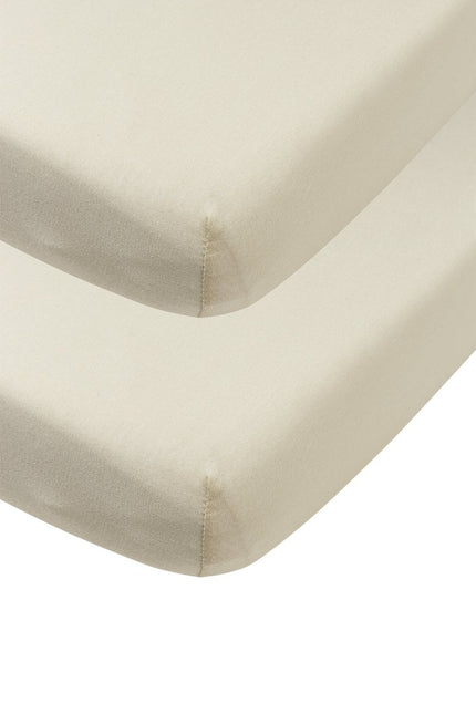 Meyco Hoeslaken Peuter Soft Sand 70X140Cm 2St koop je bij Babywinkel