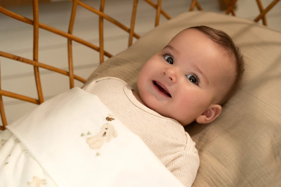 Little Dutch Hoeslaken Ledikant Pure Soft Beige koop je bij Babywinkel